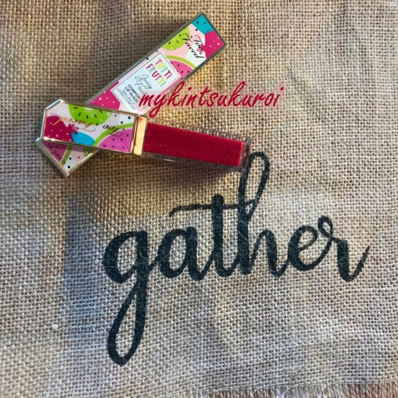 Too Faced Juicy Fruits Lip Gloss in Ruby Ripe - Picture 2 of 7